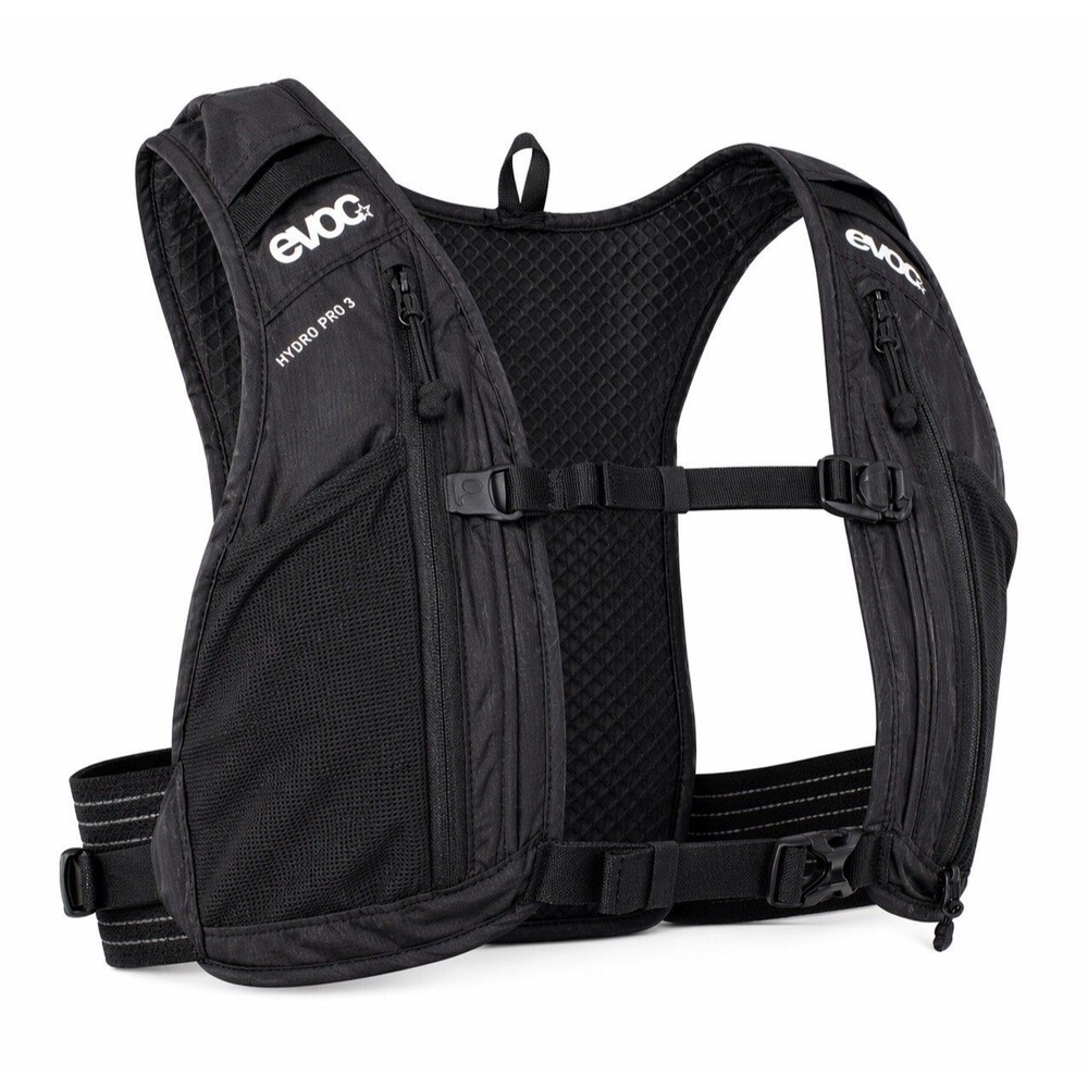 EVOC Hydro Pro 3 Hydration Vest Only Cycling Hiking Trail Running Black Adult OS